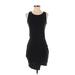 Pam & Gela Casual Dress - Mini: Black Dresses - Women's Size P
