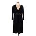 Evan Picone Cocktail Dress - Wrap: Black Dresses - Women's Size 16