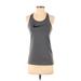 Nike Active Tank Top: Gray Activewear - Women's Size X-Small