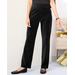 Blair Women's Everyday Velour Straight Leg Pull-On Pants - Black - M - Misses