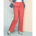 Blair Women's Classic Comfort® Straight Leg Pull-On Pants - Pink - M - Misses