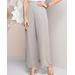 Blair Women's Alex Evenings Special Occasion Chiffon Pull-On Pants - Grey - PL - Petite