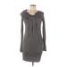 Piacere Di Piu Casual Dress: Gray Dresses - Women's Size Medium