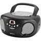 GROOV-E Original Boombox GV-PS733 Portable FM/AM Boombox - Black, Black