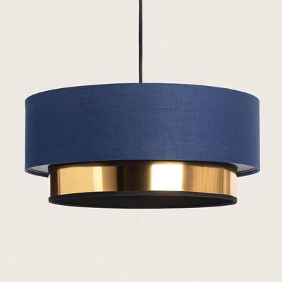 Efectoled - Pendelleuchte aus Stoff Fiedrich Marineblau Image
