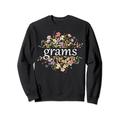 Grams Mothers Day For Grandma Wildflower Floral Damen Sweatshirt