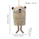 Wind Chime Resin Animal Wind Bells Colourful Rustic Hanging Decoration, Wind Chime Retro Music Bells Wind Chimes for Outdoor, Indoor, Home, Garden, Patio, Porch, Yard