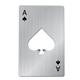 Ace Of Spades Bottle Opener Credit Card Size Pocker Cap Opener Portable Stainless Steel Can Opener