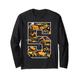 Kids 5th Construction Birthday Truck Excavator Vehicles Langarmshirt