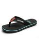 Herren Hausschuhe Flip-Flops Hausschuhe Slippers Modische Sandalen Flip Flops Hausschuhe im Freien Brautkleider schlicht Strand Design Täglich EVA Atmungsaktiv Halbschuhe Schwarz Grün Khaki Sommer