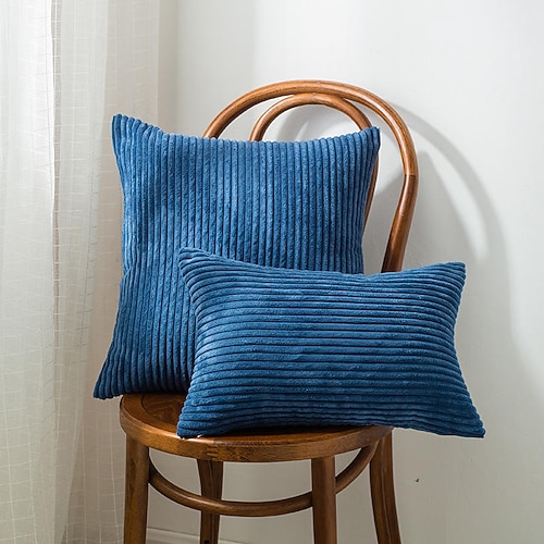 Dekorative Wurfkissen, Herbst-Kissenbezüge, schlicht, Nordeuropa, kurzer Plüsch, einfarbig, für Zuhause, Büro, Kissenbezug, Wohnzimmer, Schlafzimmer, Sofa, Kissenbezug, Rosa, Blau, Salbeigrün