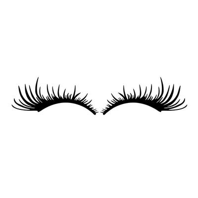 1Pair 3D Charming Eyelashes car Sticker Fake Eye Lash Car Headlight Funny Decals Door Window Vinyl Waterproof Product 25x11CM