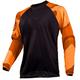 Herren Radtrikot fahrradbekleidung Fahrradtrikot Downhill Jersey Fahrradtrikot Langarm MTB Mountain Rennrad Winter Schwarz / Orange Schwarz Dunkelviolett Schwarz Geometrisch Fahhrad Trikot warm