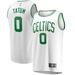 "Men's Fanatics Branded Jayson Tatum White Boston Celtics Fast Break Replica Player Jersey - Association Edition"