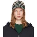 Green Check Baseball Cap