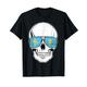 Kasachstan Flagge Land Sugar Skull Kasachstani Wurzeln Kinder T-Shirt