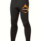 Men's High-stretch Thermal Fleece Leggings: Moisture-wicking Base Layer Pants For Fall & Winter