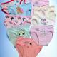 4pcs Toddler Girls Briefs Full Cartoon Print Cute Bottoming Underwear Comfy Breathable Underwear