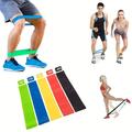 1/5pcs Premium Elastic Resistance Bands For Yoga, Pilates, And Home Workouts - Strengthen And Tone Your Body With Ease