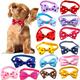 Polka Dot Bow Tie Pet Dog Collars Adjustable Necklace Collar Safety Bow Tie Collars Dog Pet Supplies