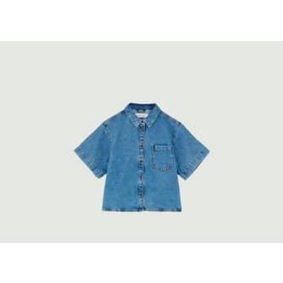 Augusta Short-sleeved Denim Shirt - Blue - Skall S...