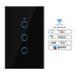 1/2/3 Gang WIFI Smart Wall Touch Light Switch Glass Panel For Alexa/Google APP US/EU Plug