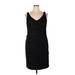 Ann Taylor Factory Casual Dress - Sheath: Black Marled Dresses - Women's Size 16
