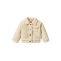 TheFound Toddler Baby Girls Autumn Winter Plush Coats Leopard Print Lapel Button Outerwear Jacket