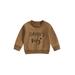 Canis Autumn Outfit for Infants: Hooded Sweatshirt with Letters Print