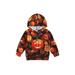 Hirigin Halloween Pumpkin Print Hoodies for Toddler Boys and Girls