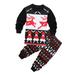 EHQJNJ Boy Outfits 3-6 Months Winter Boy Outfit Boys Pajamas for Baby Girls Boys Christmas Santa Claus Xmas Pajamas Set Cotton Pjs Toddler Sleepwear Kids Clothes Set