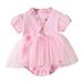 Toddler Romper Kimono Robe Cotton Japanese Pajamas Short Sleeve Tulle Tutu Dress Outfits for Girls