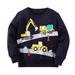 Hfolob Boys Autumn Pullover Children s Casual Crewneck Pullover Printed Sweatshirt Handsome Pure Cotton Children s Wear Kids Clothes