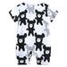 DkinJom baby boy clothes Toddler Kids Baby Boys Cartoon Print Romper Jumpsuit Outfit Clothes Summer