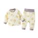 Yievot Pajama Set Boys Kid Pajamas Easter Fall and Winter Printed Long Sleeve Kids Pajamas Girls Baby Girl Outfits 6-36 Months 2024 Baby Outfits Clothing on Clearance