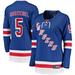 Women's Fanatics Branded Chad Ruhwedel Blue New York Rangers Home Breakaway Player Jersey