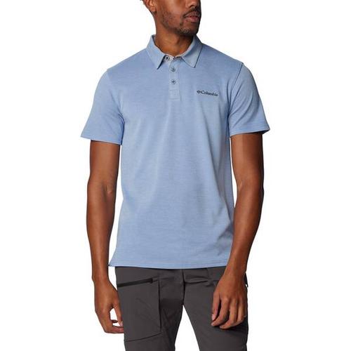 COLUMBIA-Herren-Oberteil-Nelson Point™ Polo, Größe XL in Blau