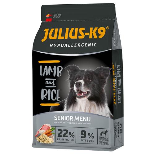 2x 12kg JULIUS-K9 High Premium Senior Light Hypoallergenic Lamm Hundefutter trocken
