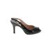 Cole Haan Heels: Pumps Stiletto Cocktail Party Black Solid Shoes - Women's Size 9 - Peep Toe