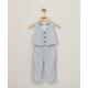 Stripe Waistcoat & Trousers Outfit Set