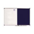 Nobo Classic Combi Blue Felt/Steel noticeboard 1200 x 900mm