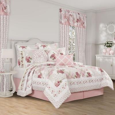 Bungalow Comforter Set Pink, California King, Pink