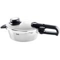 Schnellkochtopf FISSLER "Vitavit Premium" Töpfe Gr. 2,5 l + Ø 22 cm + Höhe 13 cm, silberfarben Schnellkochtöpfe Premium Qualität – Made in Germany