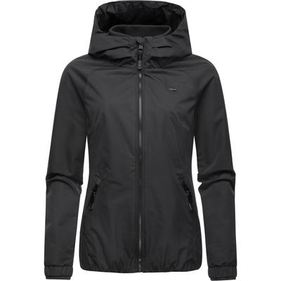 Outdoorjacke RAGWEAR "Dizzie Tech", Damen, Gr. L (40), schwarz, Obermaterial: 100% Polyester, Innenfutter: 100% Polyester, casual, gerade hüftbedeckend, hoch geschlossener Ausschnitt, Langarm Ärmel ohne Ärmelschlitz Rippstrickbündchen mit Gummizug,... Image