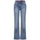 Slim-fit-Jeans CECIL "Style Toronto" Gr. 32, Länge 32, blau (mid blue) Damen Jeans Röhrenjeans