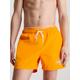 Badeshorts CALVIN KLEIN SWIMWEAR "MEDIUM DOUBLE WB" Gr. XXL (56), N-Gr, orange (vibrant orange) Herren Badehosen Herrenbademode