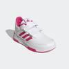 Klettschuh ADIDAS SPORTSWEAR "TENSAUR HOOK AND LOOP", Gr. 31, pink (cloud weiß, team real magenta, core schwarz), Synthetik, Textil, sportlich, Schuhe