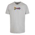 T-Shirt MERCHCODE "Merchcode Herren Yellow Submarine - Fish No. 1 T-Shirt" Gr. S, grau (heathergrey) Herren Shirts T-Shirts