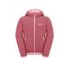 Softshelljacke JACK WOLFSKIN "FOURWINDS JACKET KIDS" Gr. 128, pink (soft pink) Kinder Jacken Westen