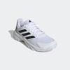 Tennisschuh ADIDAS PERFORMANCE "COURTJAM CONTROL 3", Gr. 44, schwarz-weiß (cloud weiß, core schwarz, grau two), Textil, Synthetik, sportlich, Schuhe, geeignet für Hartplatz und Sandplatz